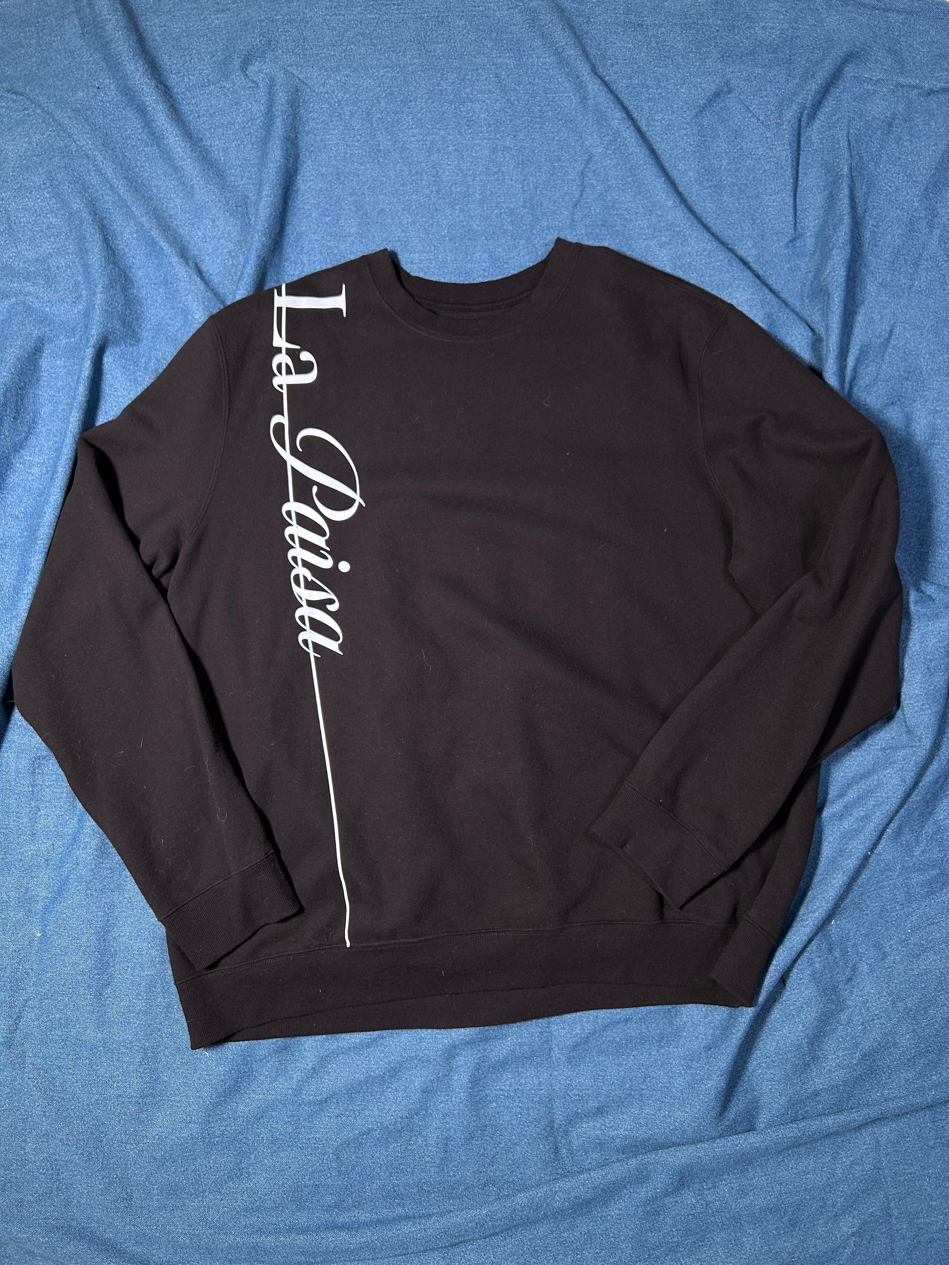 Black Vintage Tapestry Sweater