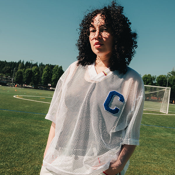 La Selección Mesh Top – White