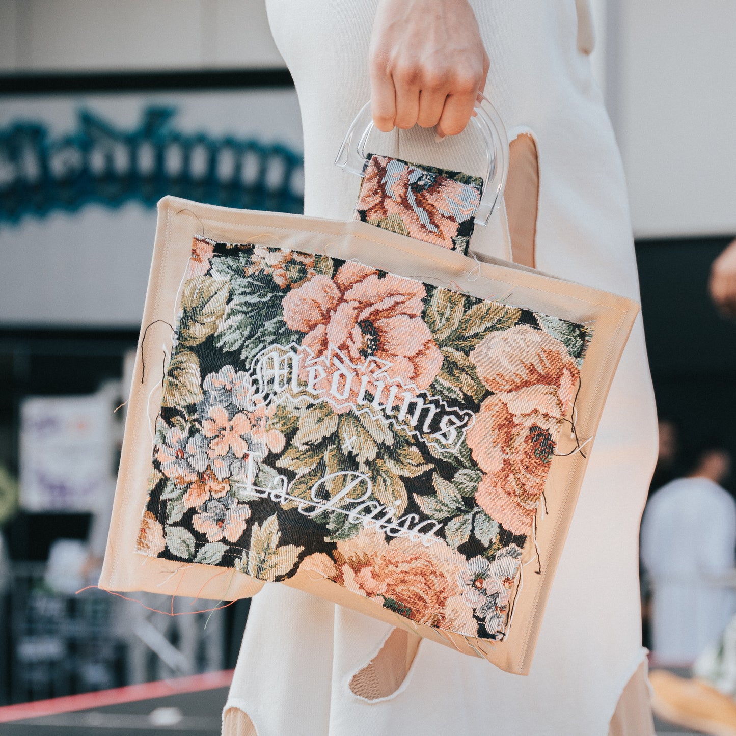 Canvas And Tapestry Embroidered Purse